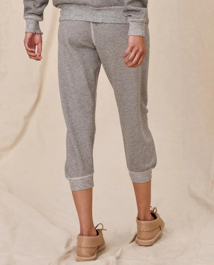 Bottoms Women039s The Great The Cropped Sweatpant Varsity Grey