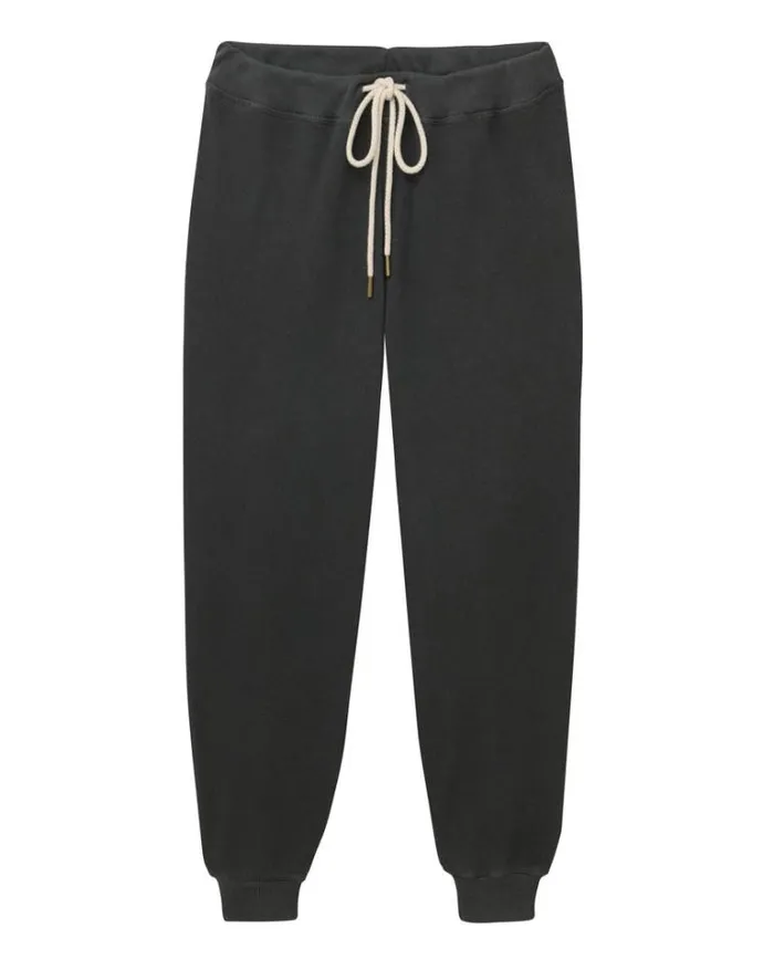 Bottoms Women039s The Great The Cropped Sweatpant Washed Black