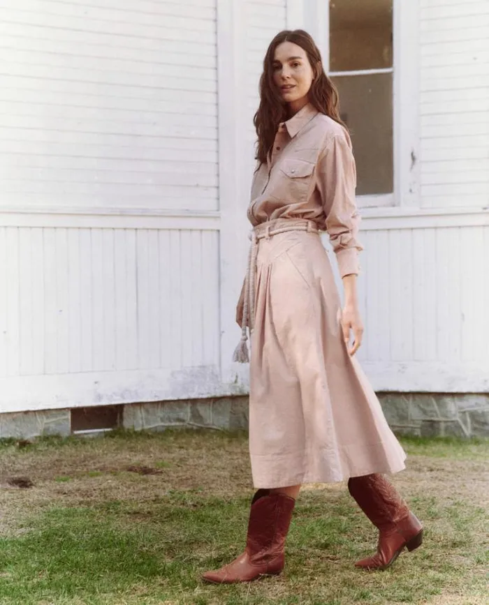 Bottoms Women039s The Great The Field Skirt Heirloom Pink