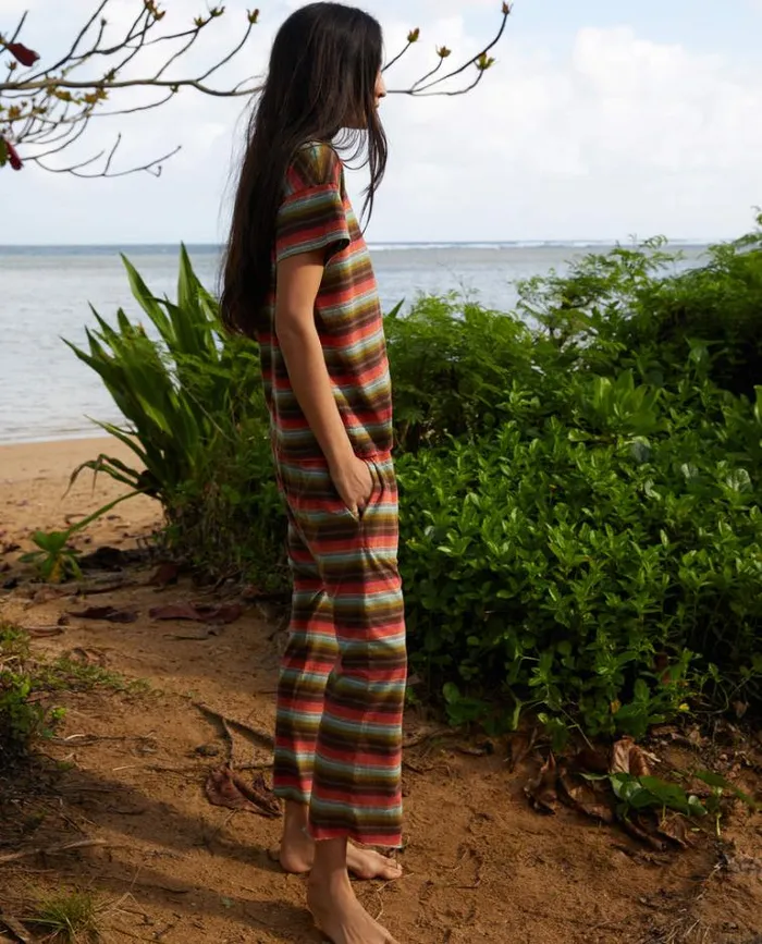 Bottoms Women039s The Great The Jersey Crop Army Surf Stripe