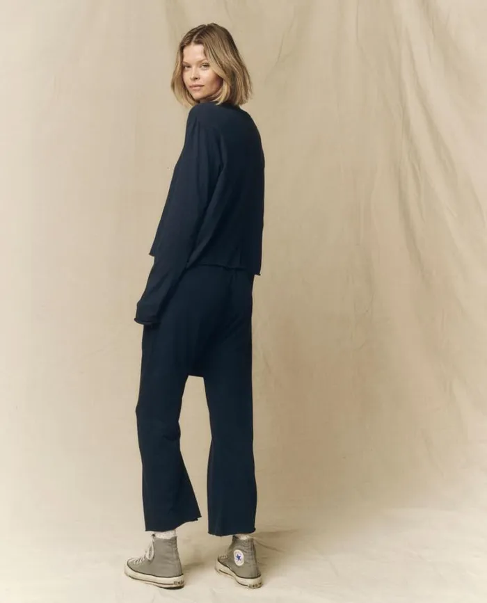 Bottoms Women039s The Great The Jersey Crop True Navy