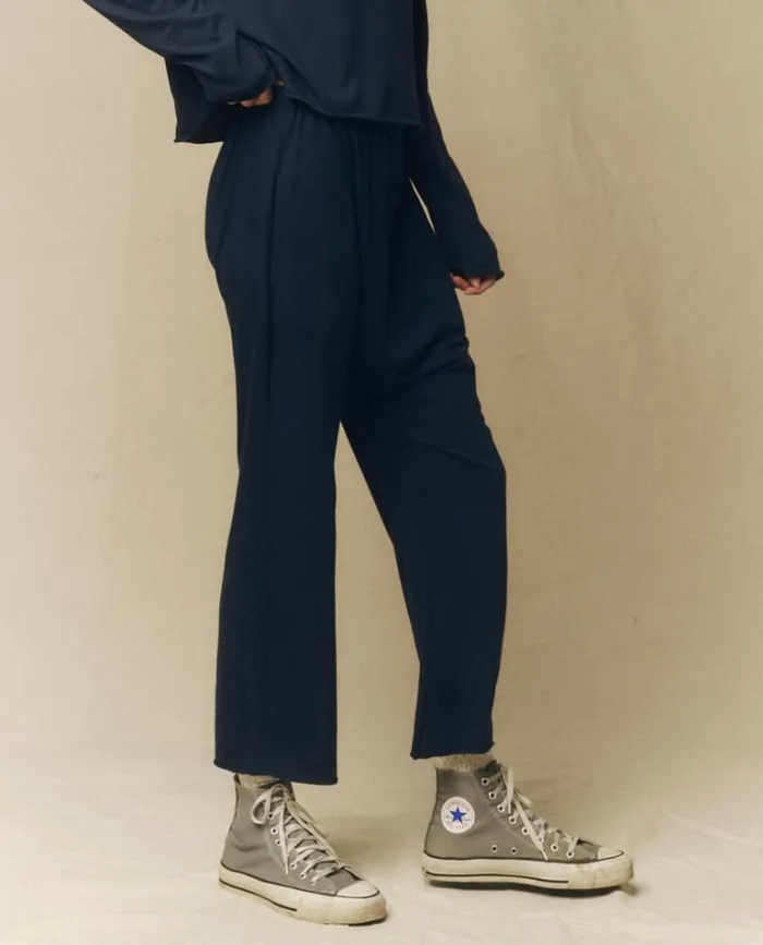 Bottoms Women039s The Great The Jersey Crop True Navy