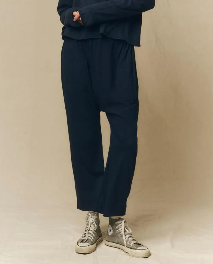 Bottoms Women039s The Great The Jersey Crop True Navy