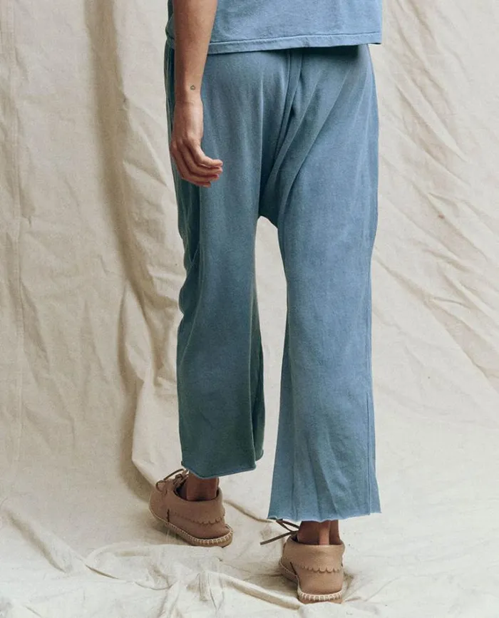 Bottoms Women039s The Great The Jersey Crop Vintage Cornflower