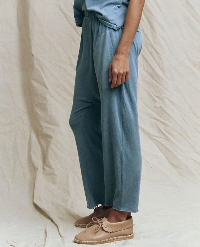 Bottoms Women039s The Great The Jersey Crop Vintage Cornflower