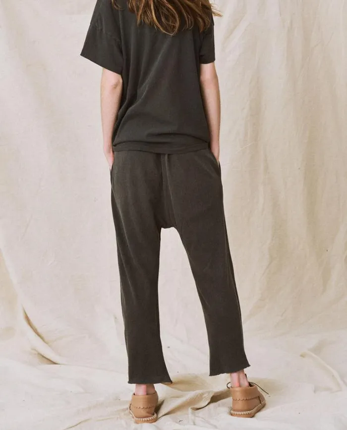 Bottoms Women039s The Great The Jersey Crop Washed Black