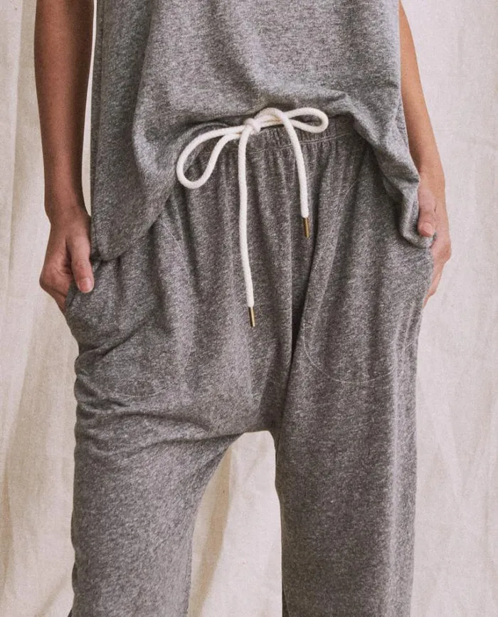 Bottoms Women039s The Great The Jersey Jogger Pant Heather Grey