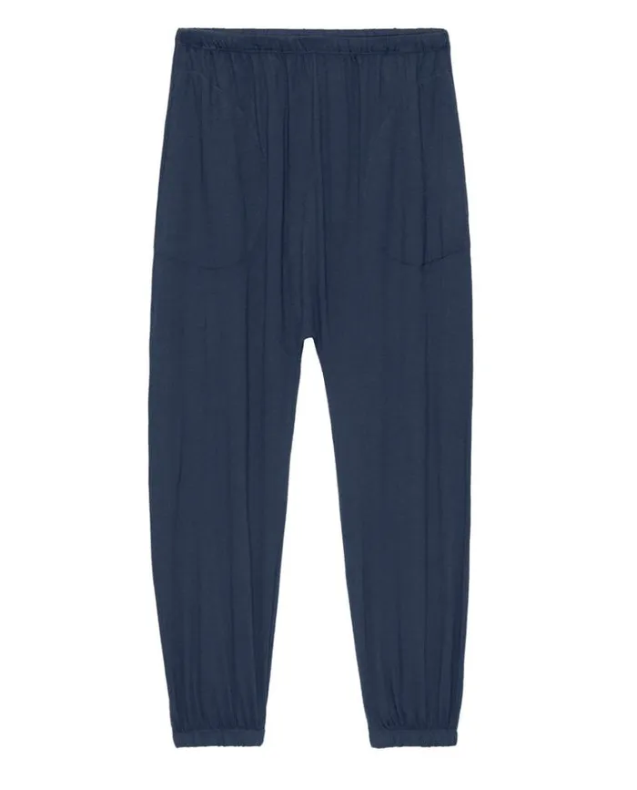Bottoms Women039s The Great The Jersey Jogger Pant Nautical Navy