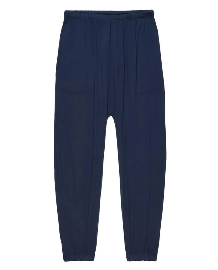 Bottoms Women039s The Great The Jersey Jogger Pant True Navy