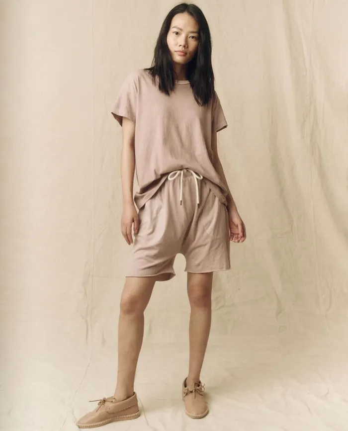 Bottoms Women039s The Great The Jersey Jogger Short Soft Lilac