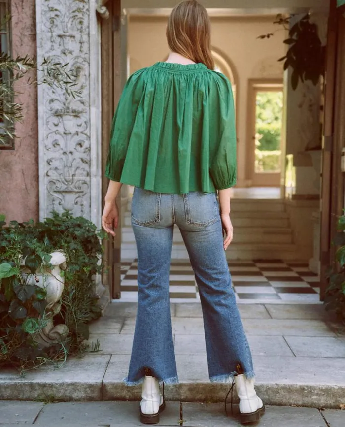 Bottoms Women039s The Great The Kick Bell Jean Canopy Wash