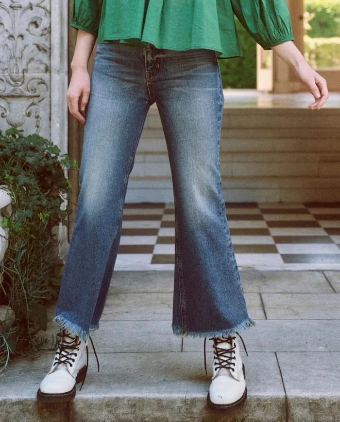 Bottoms Women039s The Great The Kick Bell Jean Canopy Wash