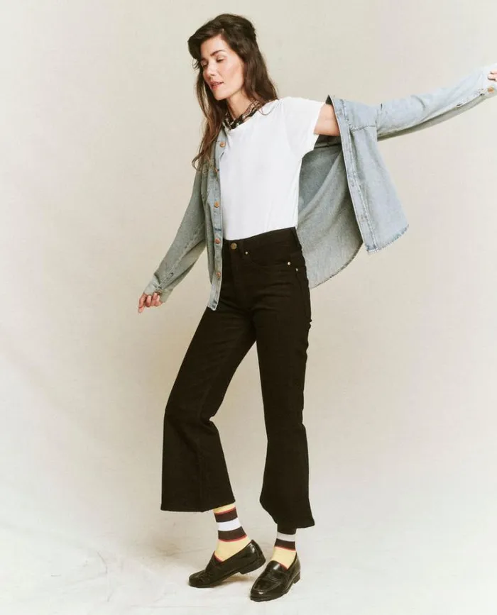 Bottoms Women039s The Great The Kick Bell Jean Carbon