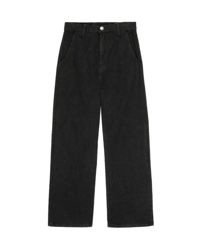 Bottoms Women039s The Great The Painter Pant Almost Black