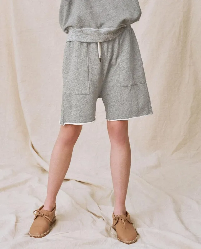 Bottoms Women039s The Great The Patch Pocket Sweat Short Varsity Grey