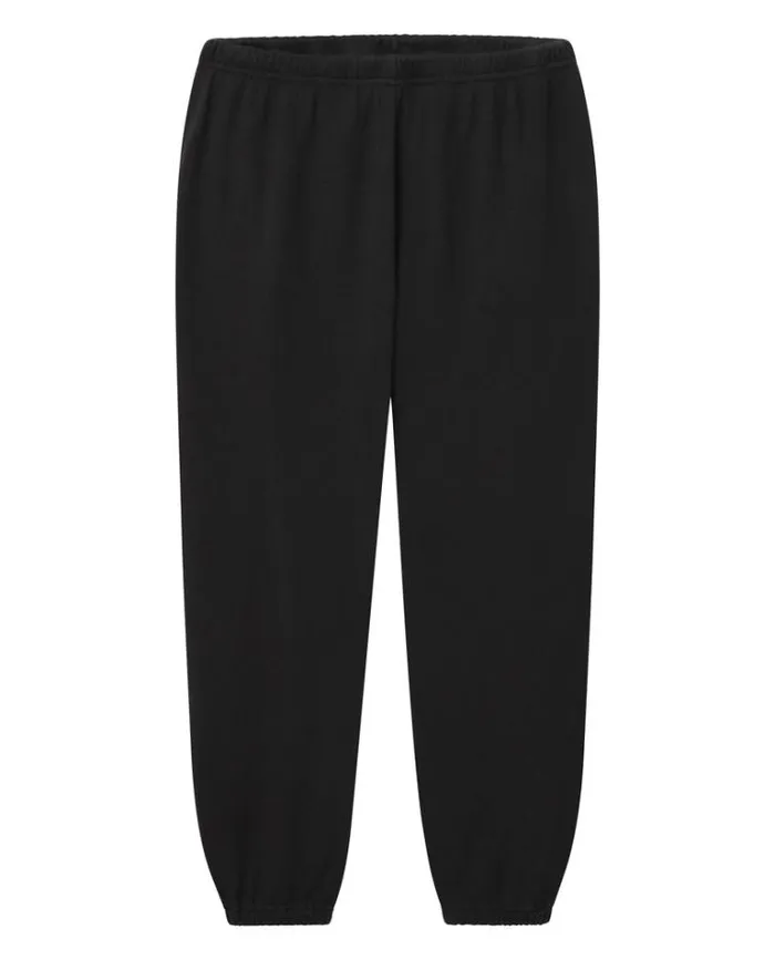 Bottoms Women039s The Great The Stadium Sweatpant Almost Black