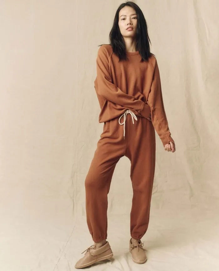 Bottoms Women039s The Great The Stadium Sweatpant Canyon