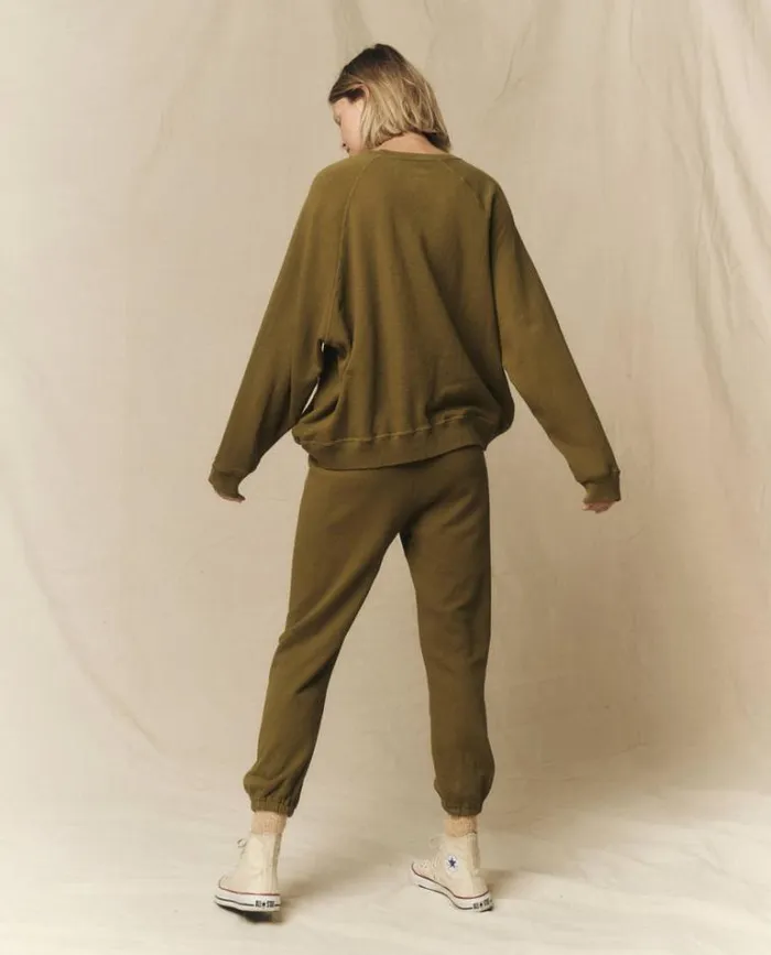 Bottoms Women039s The Great The Stadium Sweatpant Fir Green