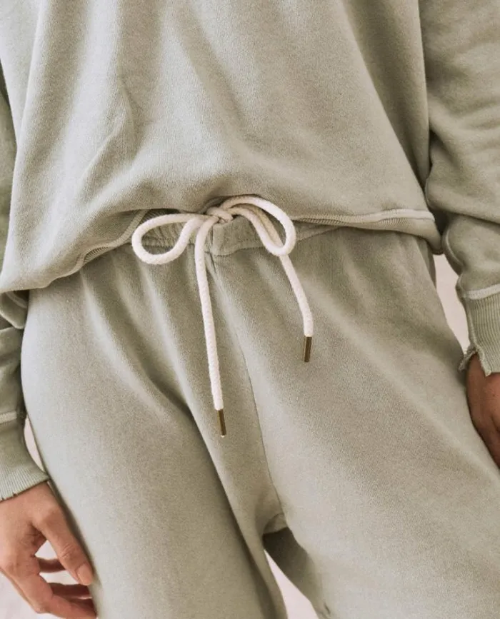 Bottoms Women039s The Great The Stadium Sweatpant Seafoam
