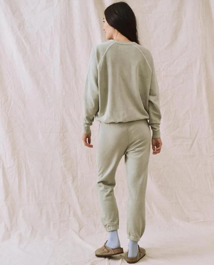 Bottoms Women039s The Great The Stadium Sweatpant Seafoam