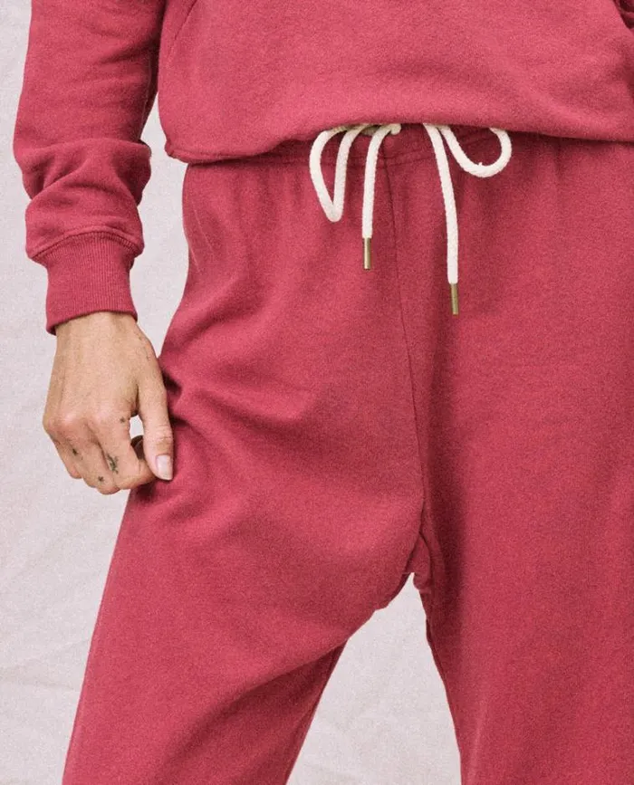 Bottoms Women039s The Great The Stadium Sweatpant Sweet Plum