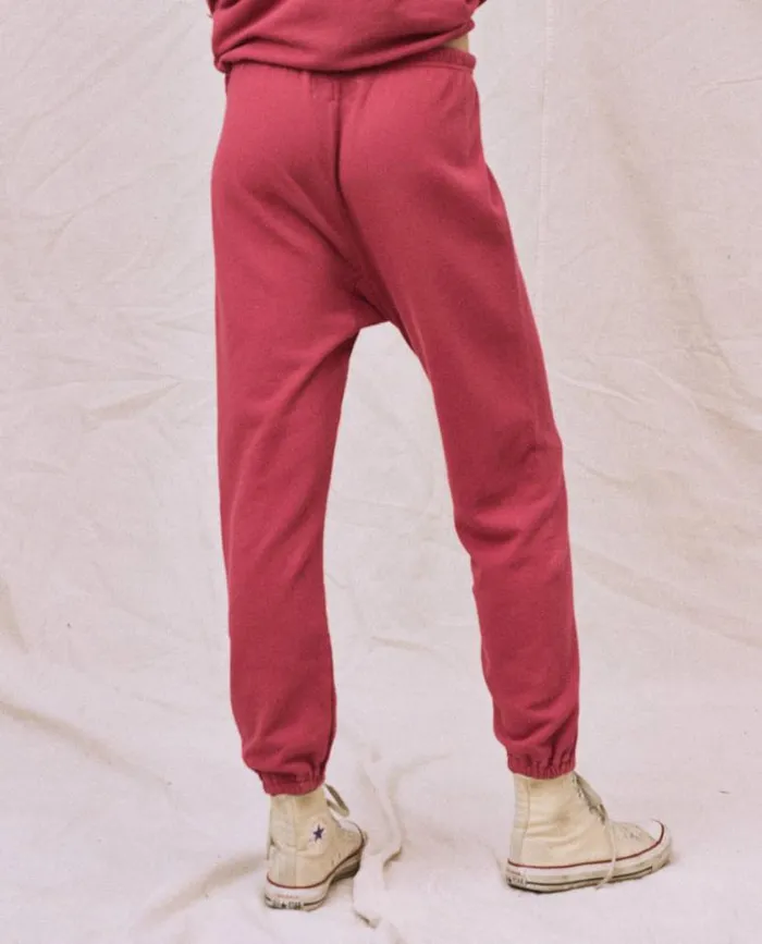 Bottoms Women039s The Great The Stadium Sweatpant Sweet Plum