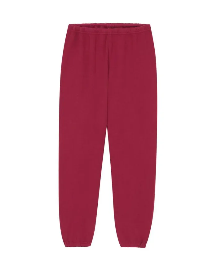 Bottoms Women039s The Great The Stadium Sweatpant Sweet Plum