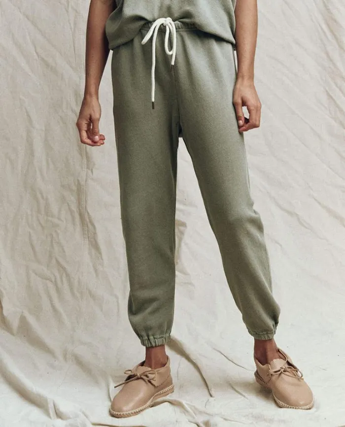 Bottoms Women039s The Great The Stadium Sweatpant Sweetgrass