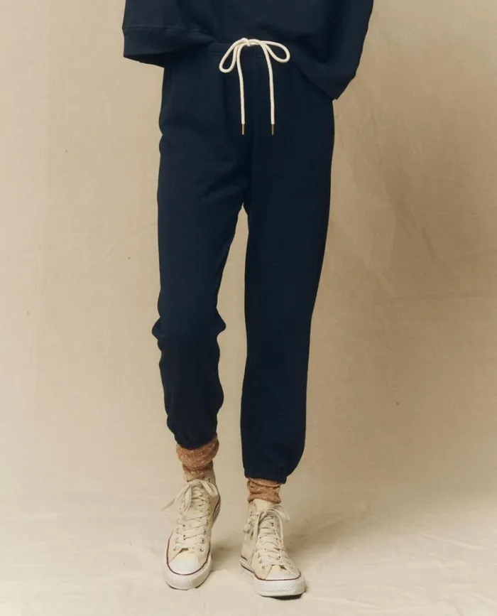 Bottoms Women039s The Great The Stadium Sweatpant True Navy