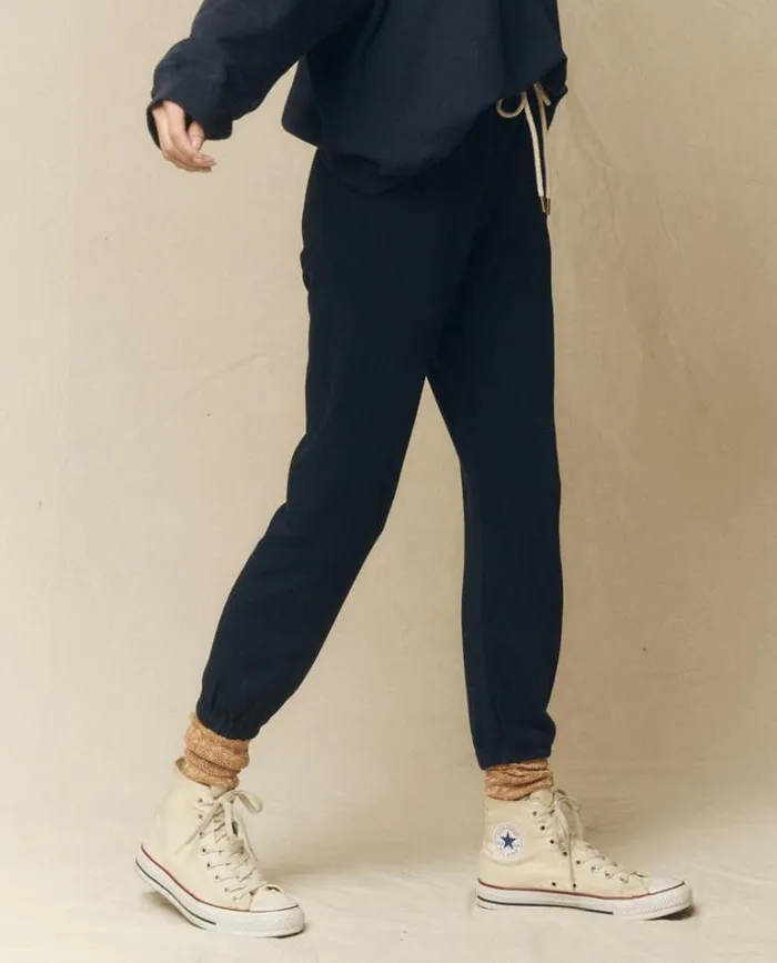Bottoms Women039s The Great The Stadium Sweatpant True Navy