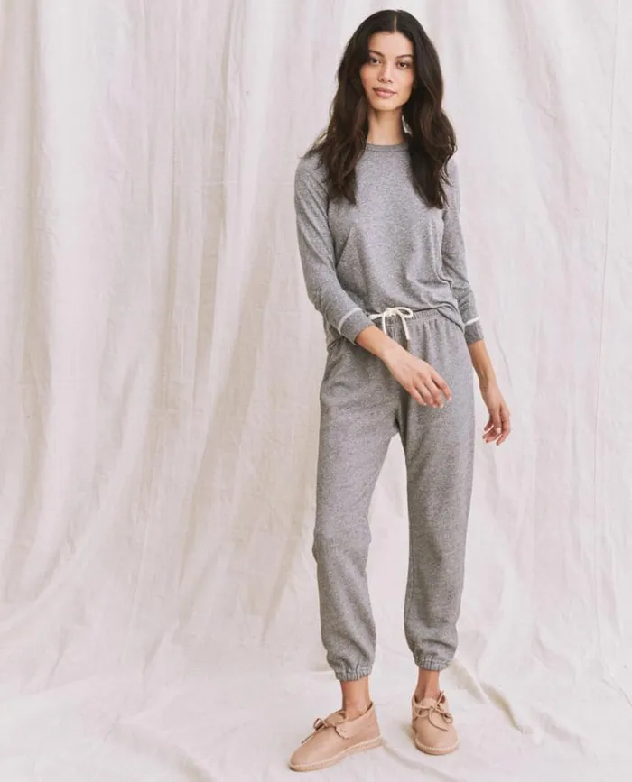 Bottoms Women039s The Great The Stadium Sweatpant Varsity Grey