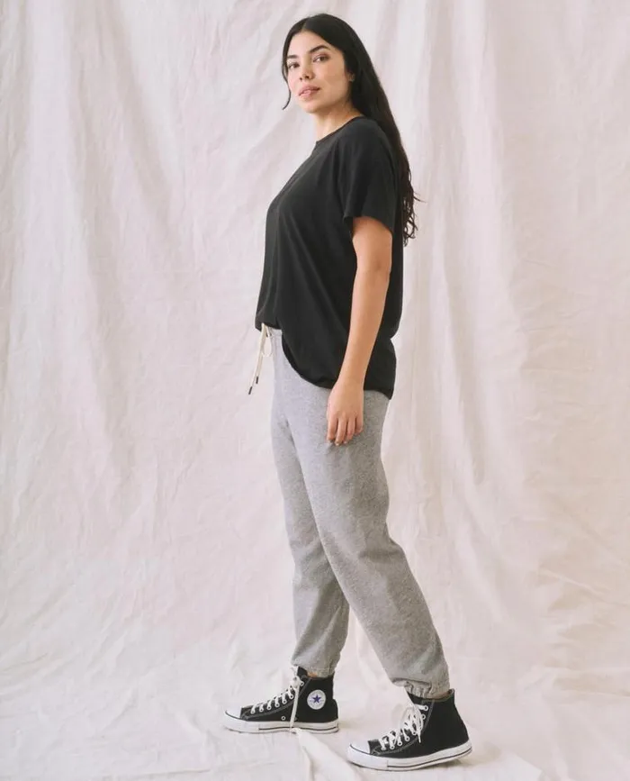 Bottoms Women039s The Great The Stadium Sweatpant Varsity Grey