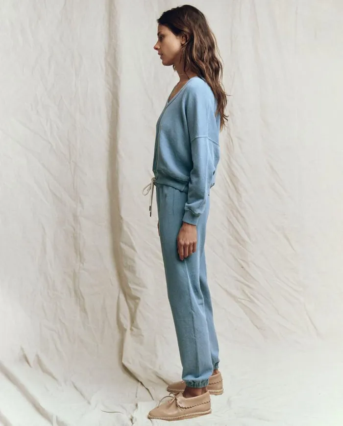 Bottoms Women039s The Great The Stadium Sweatpant Vintage Cornflower