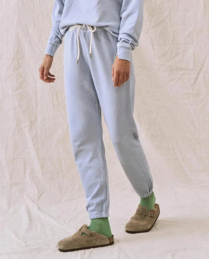 Bottoms Women039s The Great The Stadium Sweatpant Whisper Blue