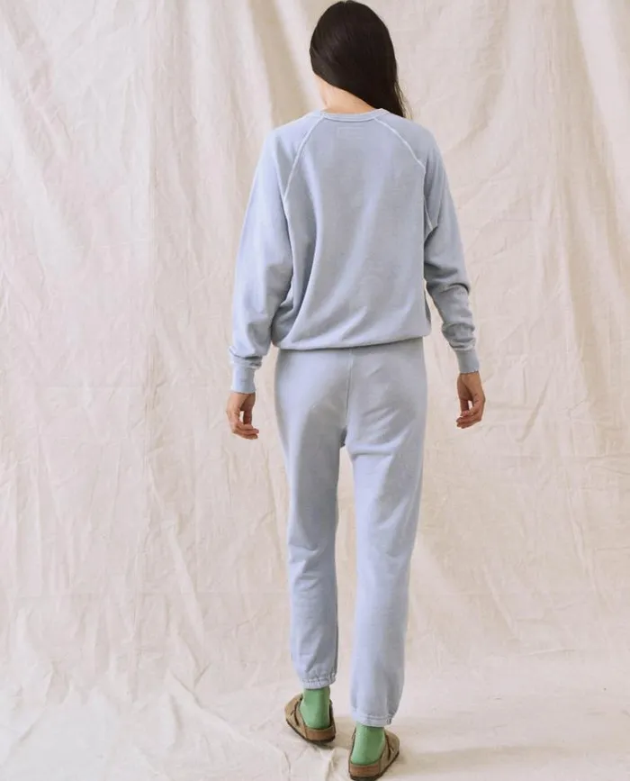 Bottoms Women039s The Great The Stadium Sweatpant Whisper Blue