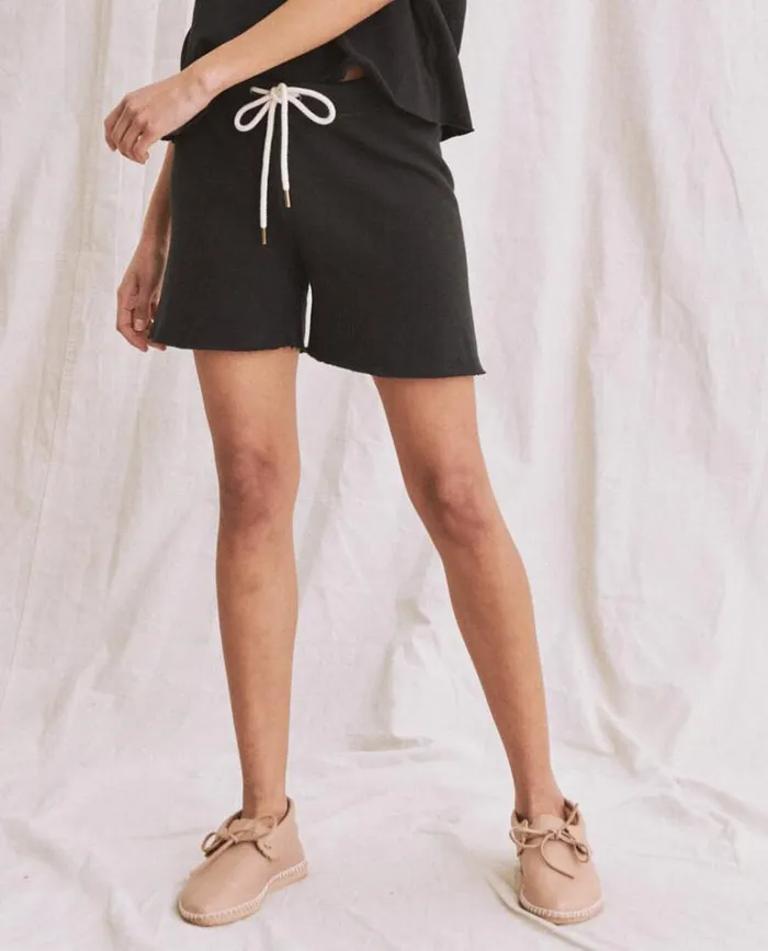 Bottoms Women039s The Great The Sweat Short Almost Black