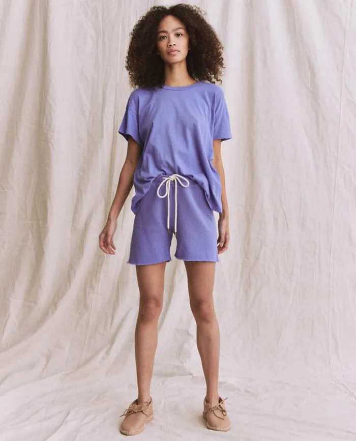 Bottoms Women039s The Great The Sweat Short Bright Lilac