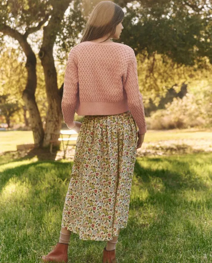 Bottoms Women039s The Great The Viola Skirt Floating Petals Floral