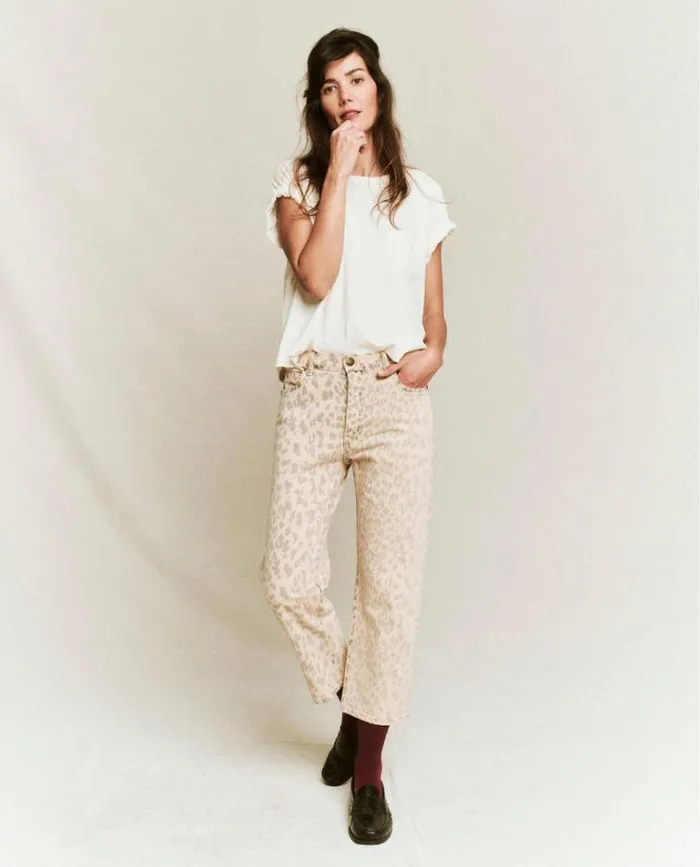 Bottoms Women039s The Great The Wayne Jean Vintage Leopard