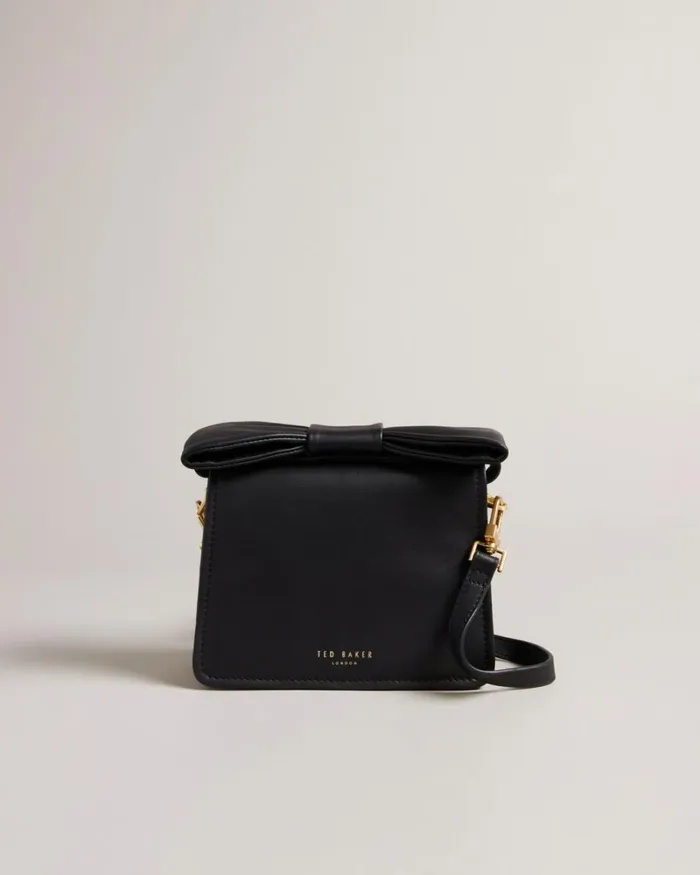 Bow Detail Mini Cross Body Bag Black Women Ted Baker Bags