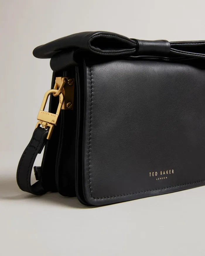 Bow Detail Mini Cross Body Bag Black Women Ted Baker Bags