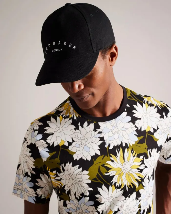 Branded Cap Black Men Ted Baker Hats and Caps Branded Cap Black Men Ted Baker Hats and Caps