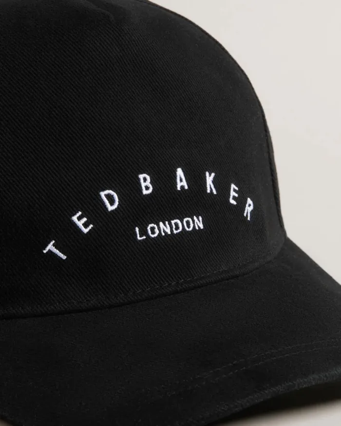 Branded Cap Black Men Ted Baker Hats and Caps Branded Cap Black Men Ted Baker Hats and Caps