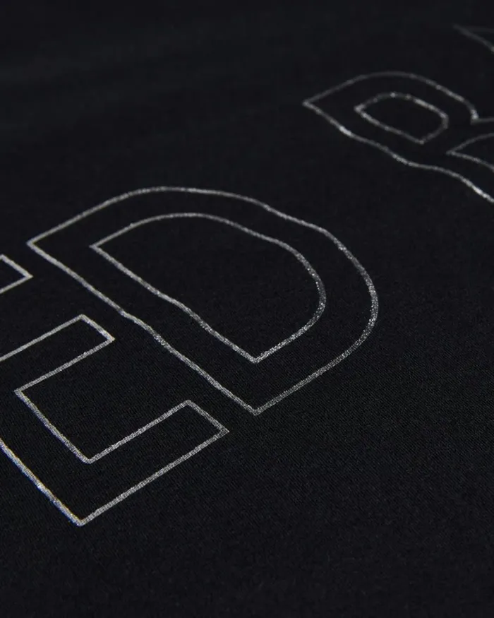Branded Foil Cotton Tshirt Black Women Ted Baker Tops and TShirts Branded Foil Cotton Tshirt Black Women Ted Baker Tops and TShirts