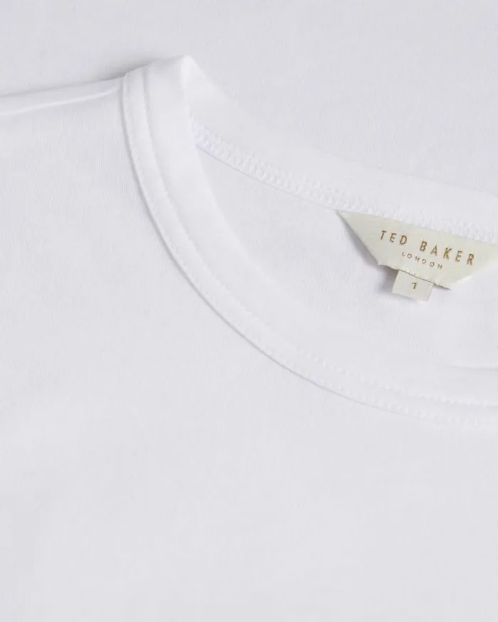 Branded Foil Cotton Tshirt White Women Ted Baker Tops and TShirts Branded Foil Cotton Tshirt White Women Ted Baker Tops and TShirts