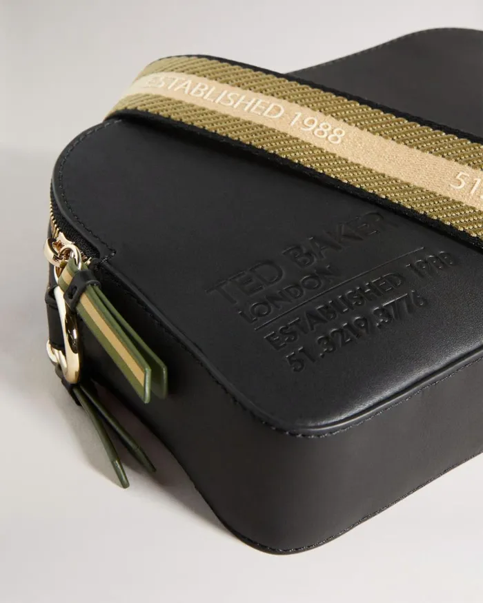 Branded Webbing Camera Bag Black Women Ted Baker Bags