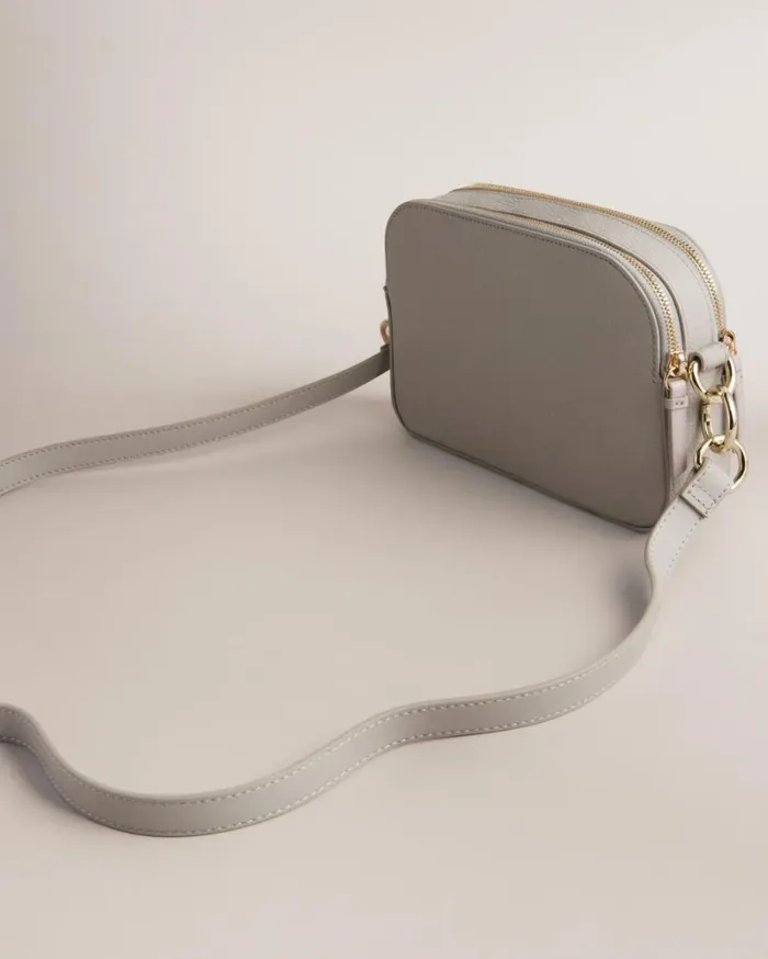 Branded Webbing Camera Bag Light Gray Women Ted Baker Bags