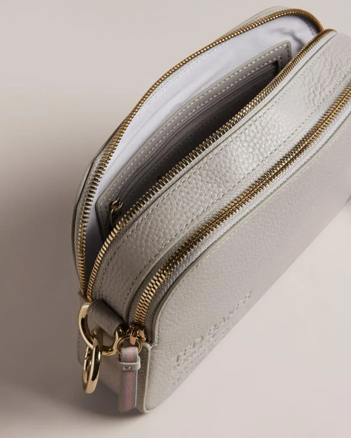 Branded Webbing Camera Bag Light Gray Women Ted Baker Bags