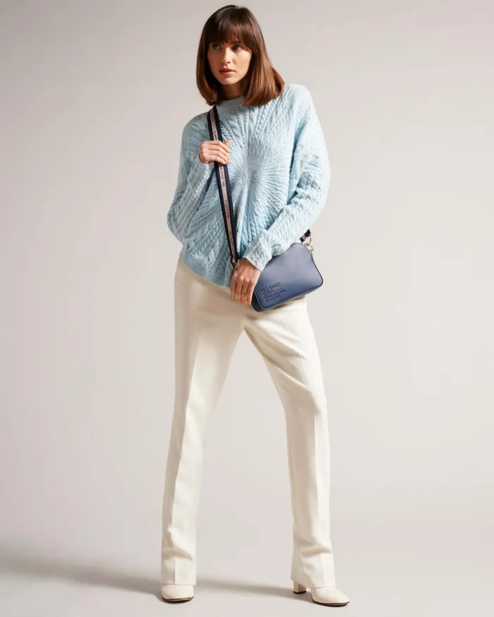 Branded Webbing Camera Bag Navy Women Ted Baker Bags