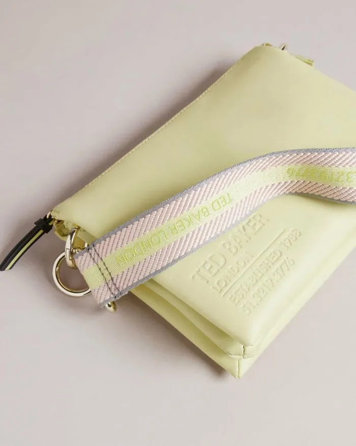 Branded Webbing Cross Body Pale Green Women Ted Baker Bags